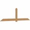 Ekena Millwork Eugene Timber Gable Bracket, Western Red Cedar, 108"W x 31 1/2"H x 1 1/2"D x 5 1/2"F, 7/12 Pitch GBW108X31X0206EUG00SWR - alternate 2